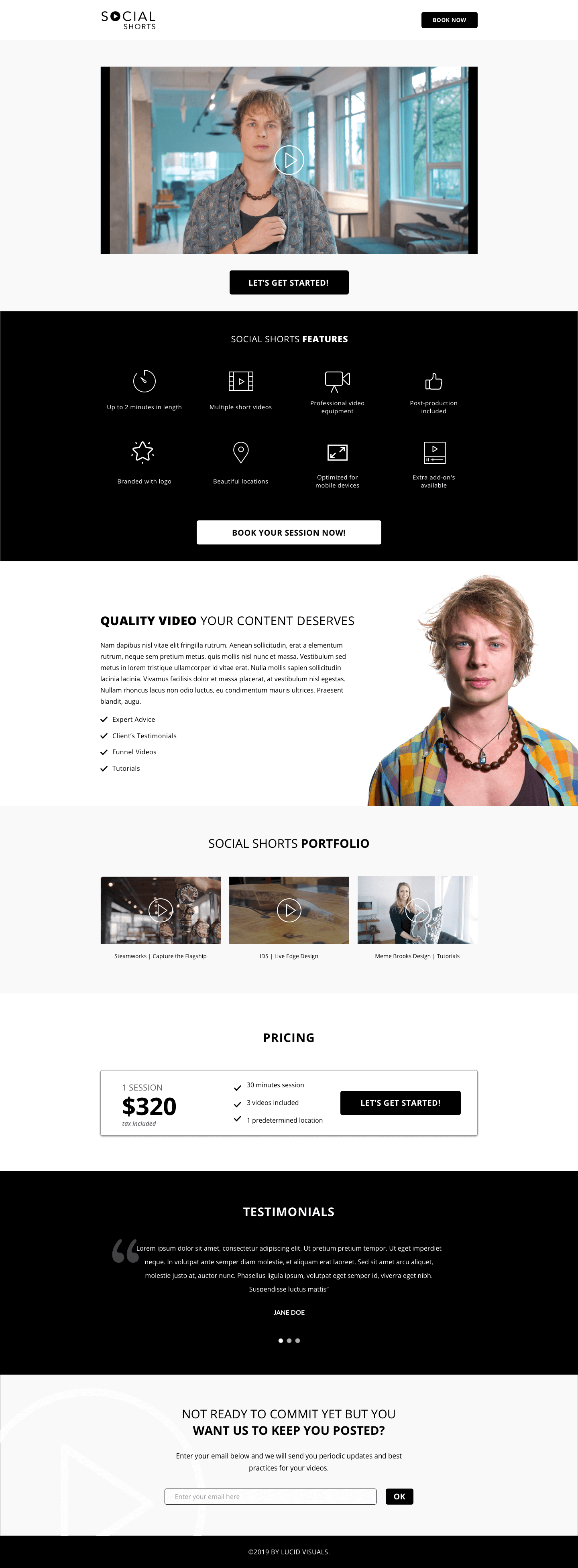 Landing Page Web Design Vancouver